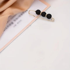 Detachable Waist Clip Faux Pearl Dress Brooch