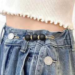 Detachable Waist Clip Faux Pearl Dress Brooch