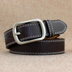 PU Leather Belt Solid Waistband Unisex Jeans Pants Belt