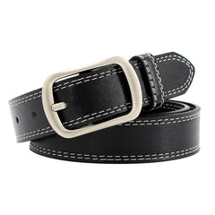 PU Leather Belt Solid Waistband Unisex Jeans Pants Belt