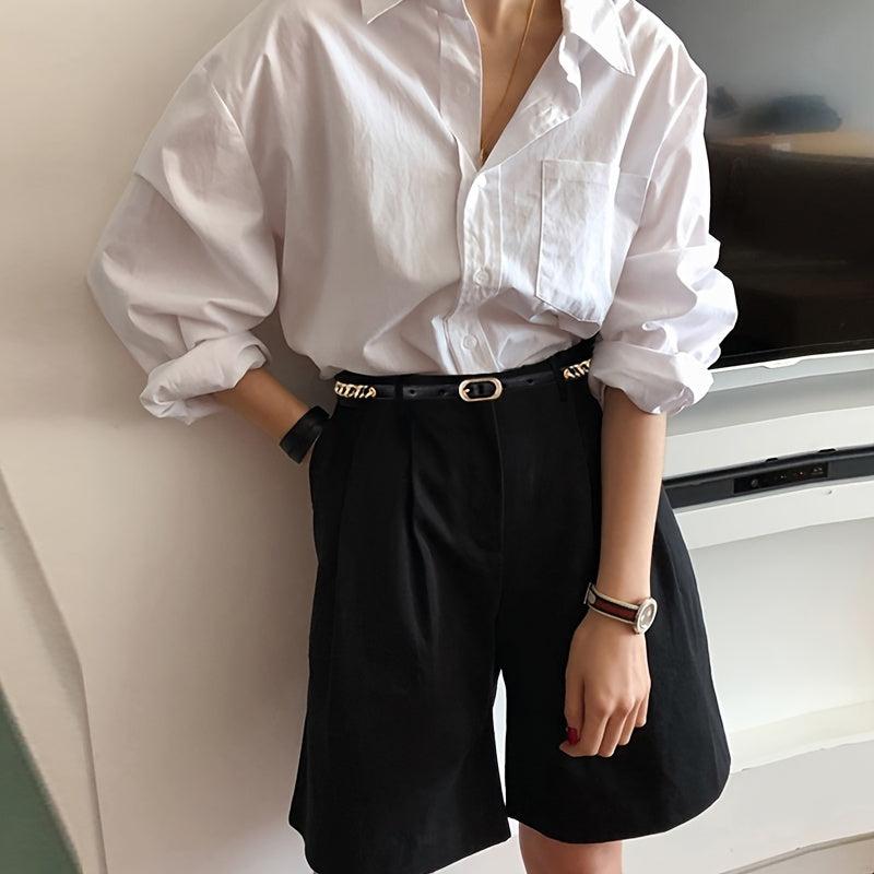 Women's Thin Waist Chain Metal Belt for Dress