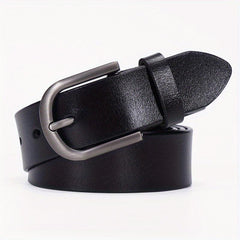  Leather Belt with Pin Buckle Vintage Unisex Jeans Pant Belt