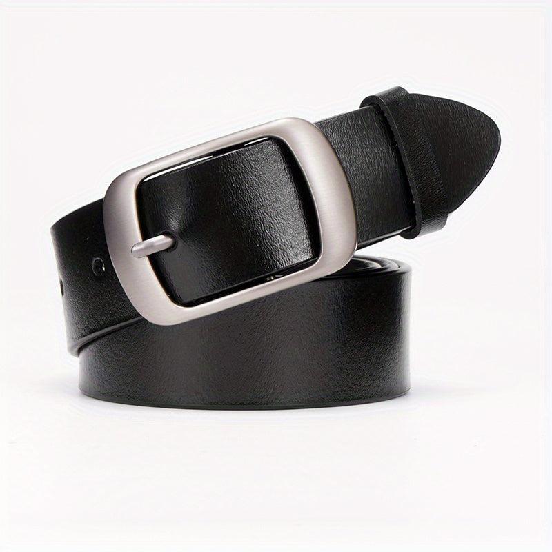  Leather Belt with Pin Buckle Vintage Unisex Jeans Pant Belt