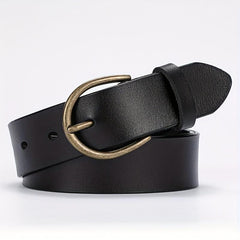  Leather Belt with Pin Buckle Vintage Unisex Jeans Pant Belt