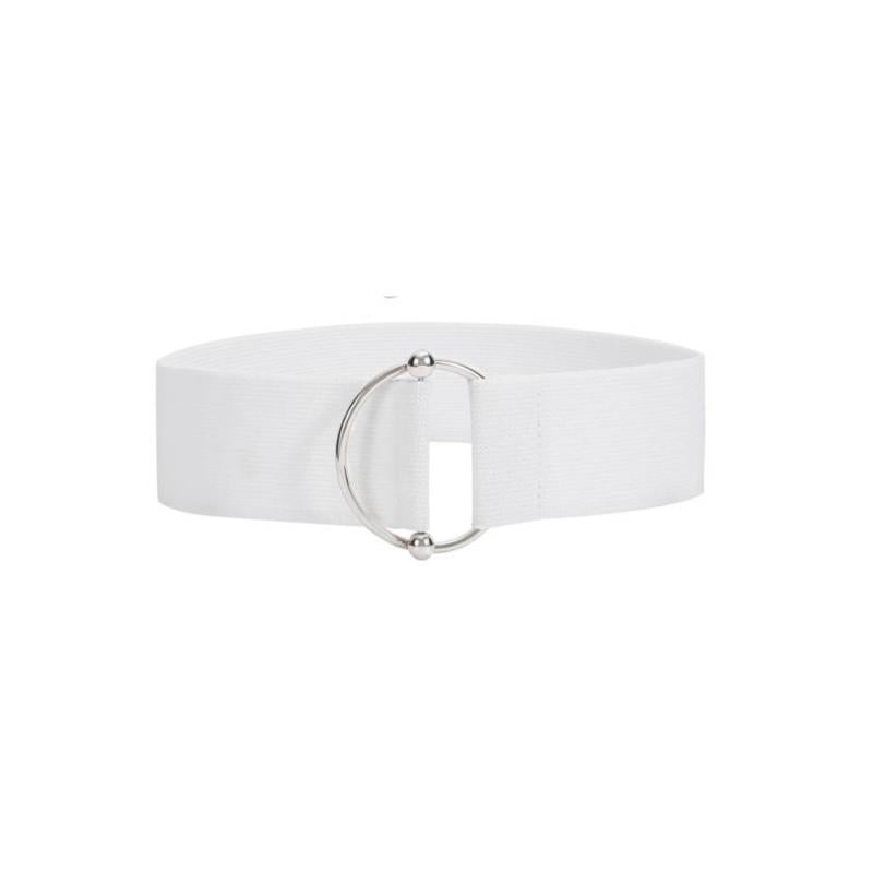 Ruaite Women Stretchy Wide Waist Belt O Ring Buckle Elastic Waist Belt