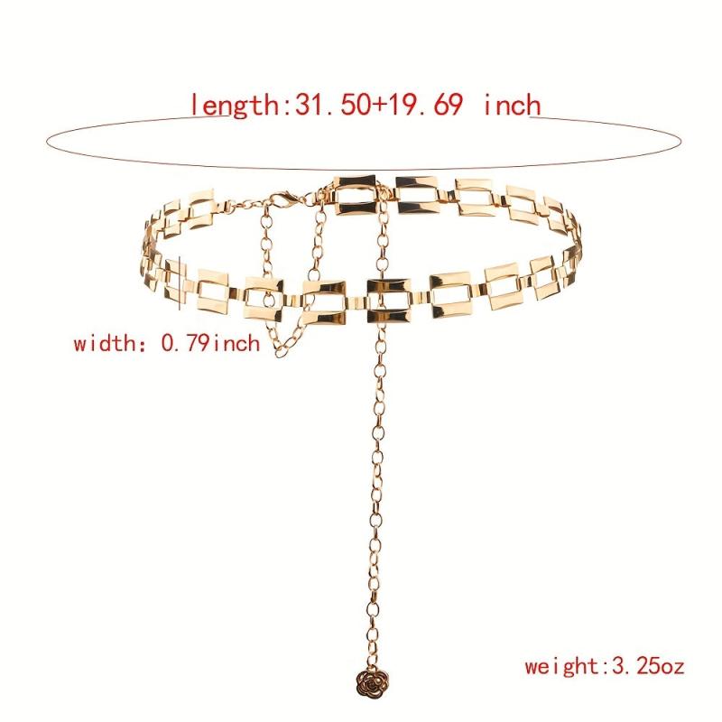 Metal Chain Punk Bikini Body Belt