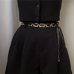 Metal Chain Punk Bikini Body Belt