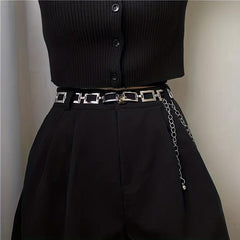 Metal Chain Punk Bikini Body Belt