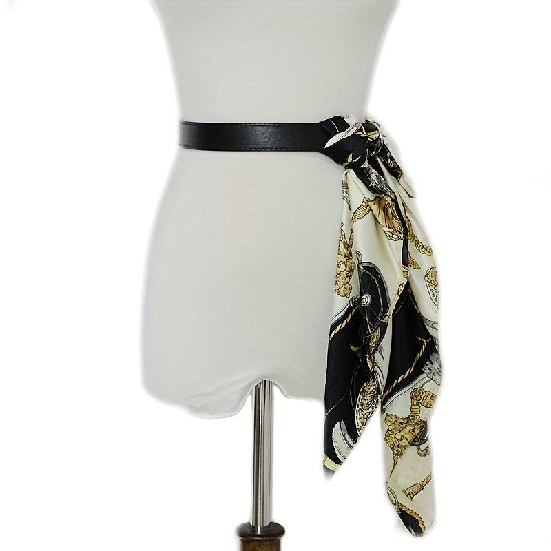 Boho Ribbon Lace Up Belt Women Waistband Decorative Dress Girdle