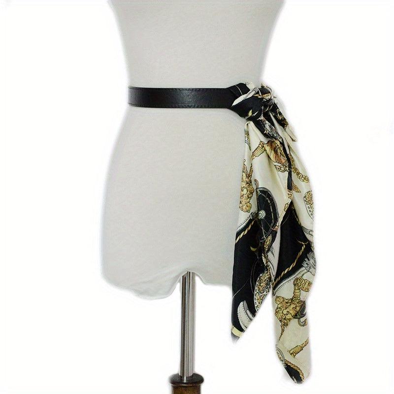 Boho Ribbon Lace Up Belt Women Waistband Decorative Dress Girdle