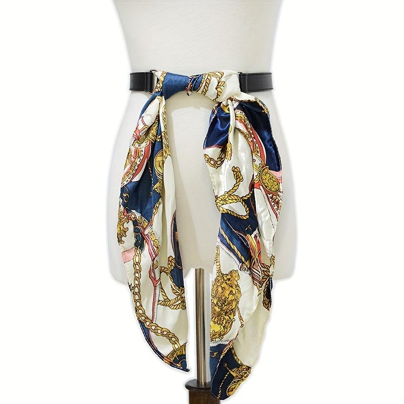 Boho Ribbon Lace Up Belt Women Waistband Decorative Dress Girdle