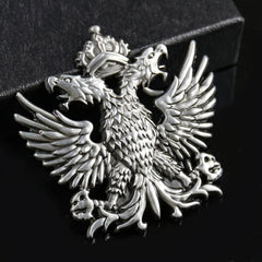 Double Headed Eagle Emblem Badge Men's Belt Buckle For Jeans