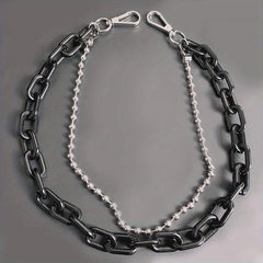 Fluorescent Acrylic Chain Jeans Metal Chain Hip Hop Chain Pendant