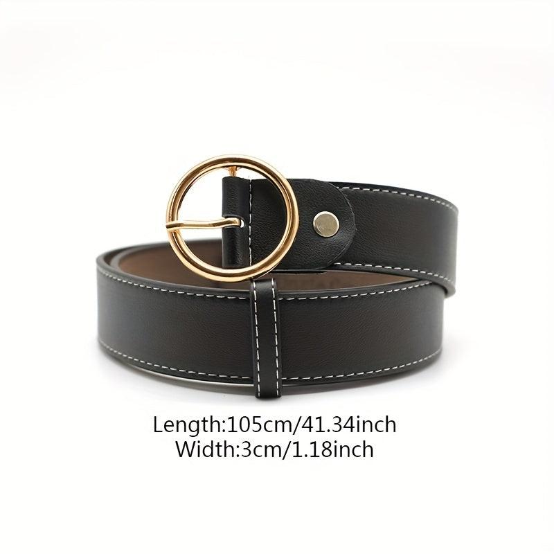Vintage PU Belt Casual Belts for Women