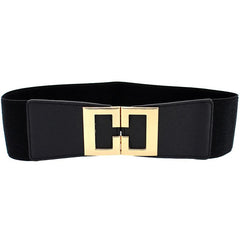 Wide Waistband Women's Elastic Belt for Dress Decoration