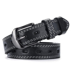 Rectangular Buckle Pin Belt Casual PU Leather Waist Belts For Women