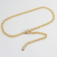 Women's Waist Chain Decorative Dress Belt Metal Chain Accessories