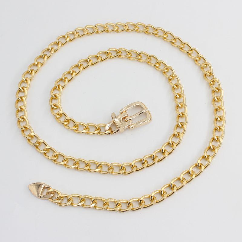 Women's Waist Chain Decorative Dress Belt Metal Chain Accessories