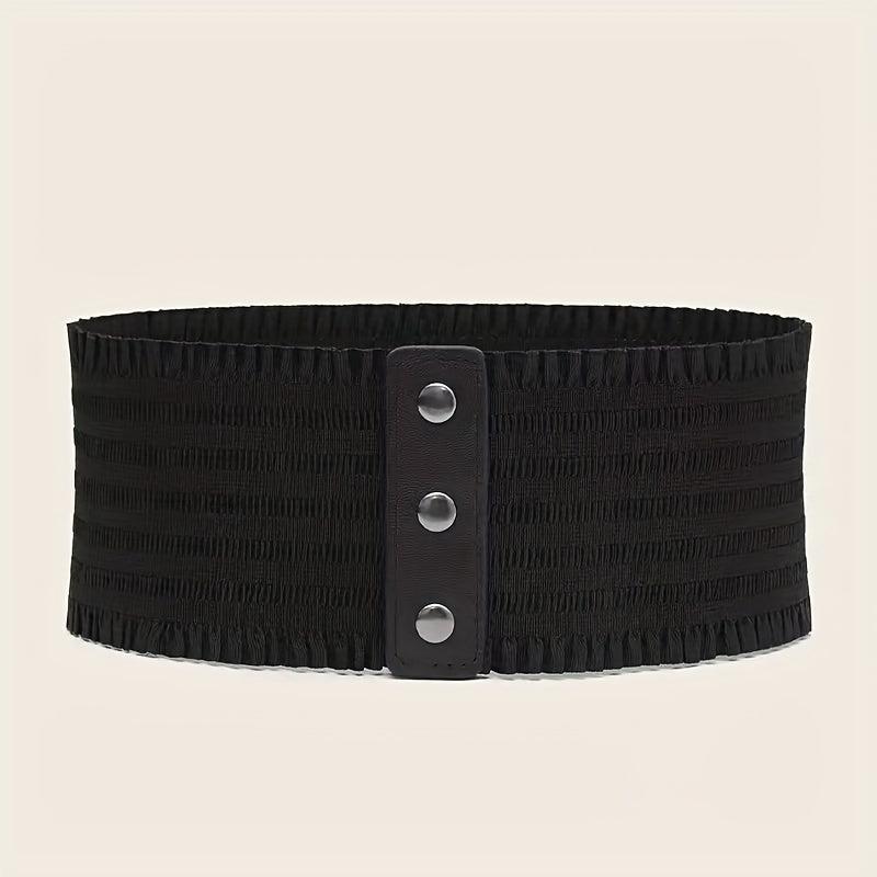 2pcs Elastic Wide Belt Waistband for Women