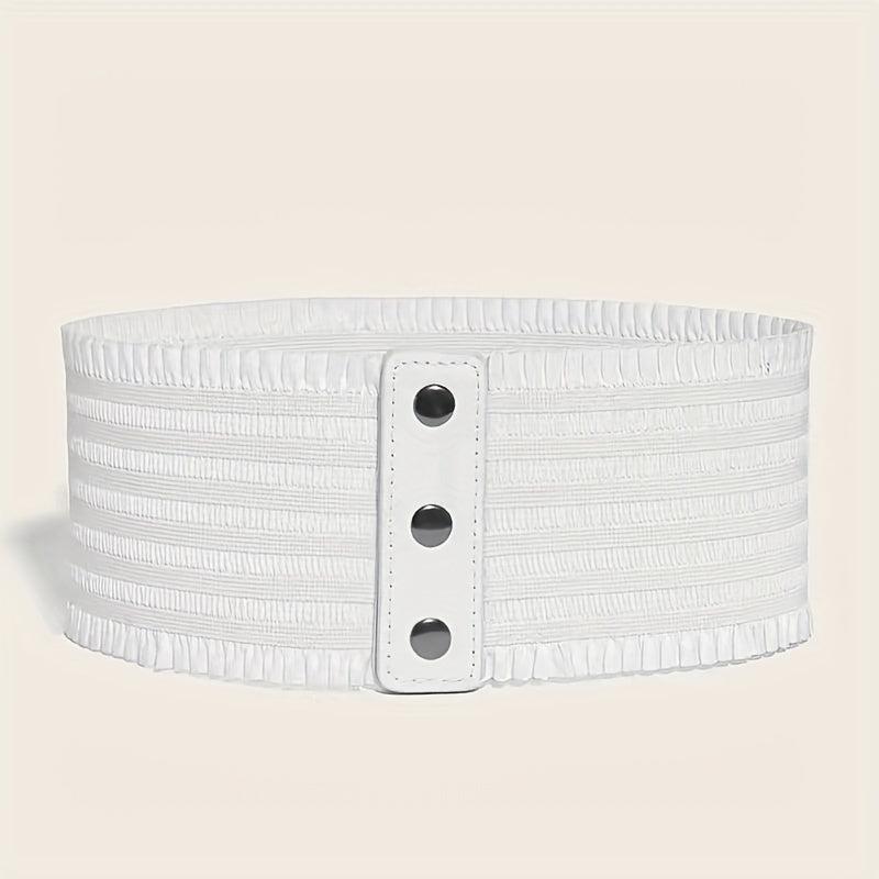 2pcs Elastic Wide Belt Waistband for Women