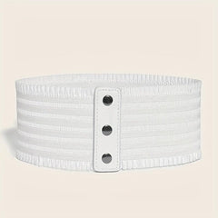2pcs Elastic Wide Belt Waistband for Women