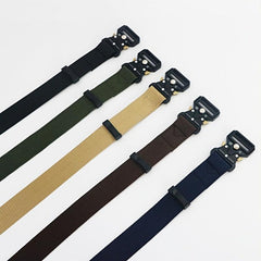 Cargo Pants Hip Hop Army Training Style Quick Dry Release Buckle Tape Belt