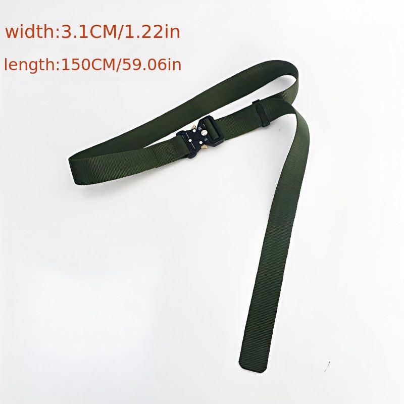 Cargo Pants Hip Hop Army Training Style Quick Dry Release Buckle Tape Belt