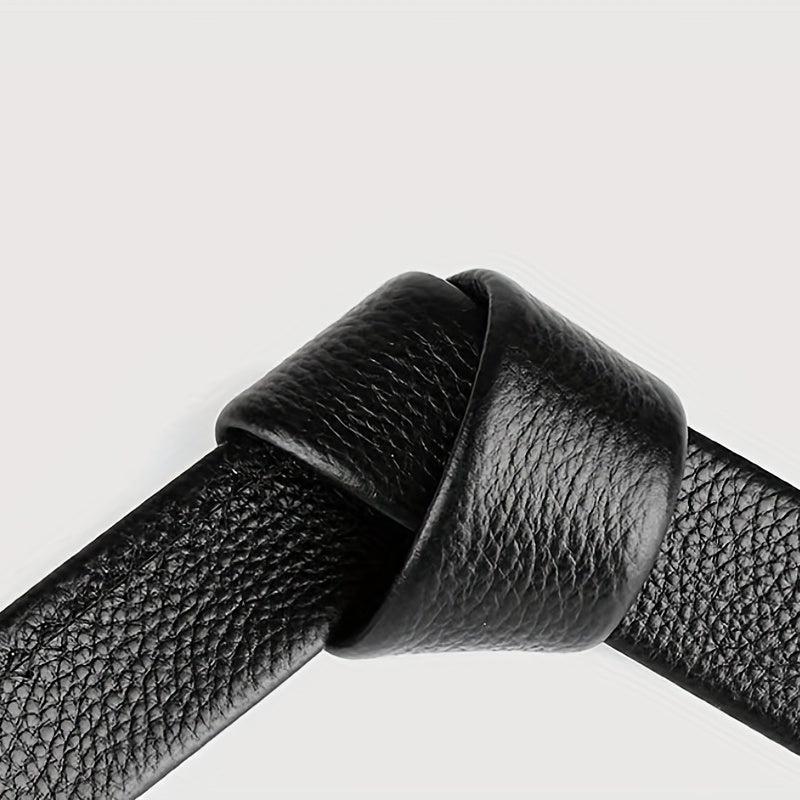 Top Layer Cowhide Men's Automatic Business Belt