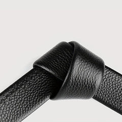 Top Layer Cowhide Men's Automatic Business Belt