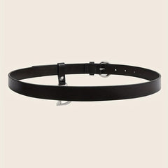Casual PU Leather Waistband Unisex Jeans Pants Belts For Women Men