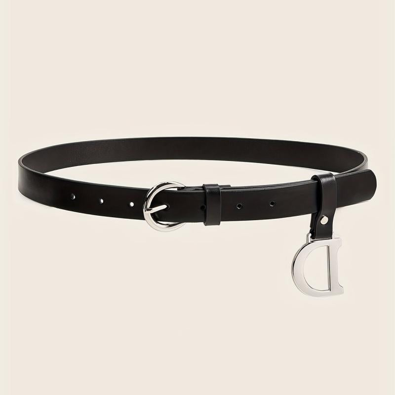 Casual PU Leather Waistband Unisex Jeans Pants Belts For Women Men