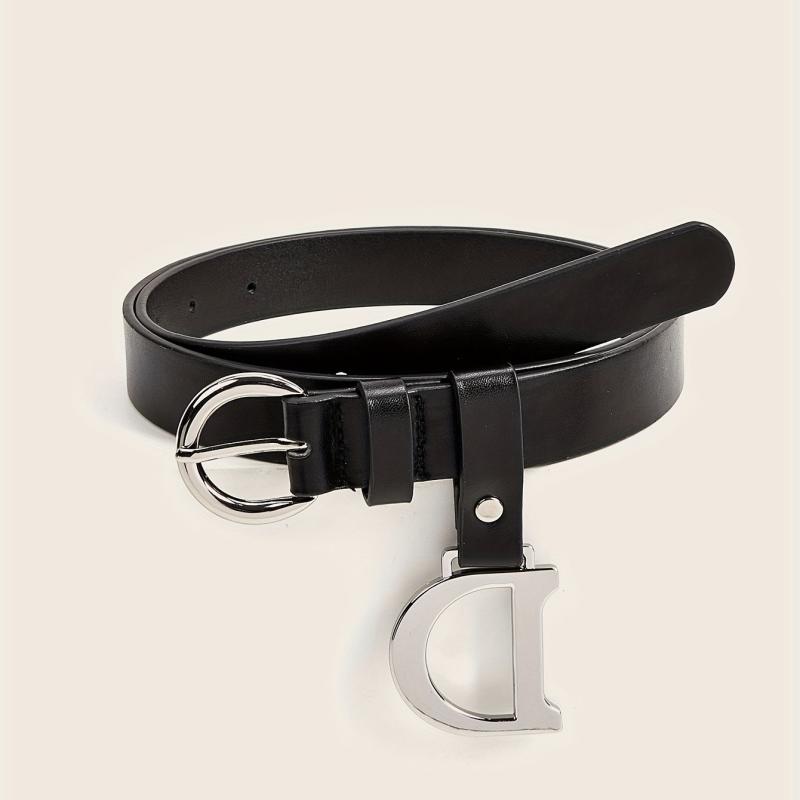 Casual PU Leather Waistband Unisex Jeans Pants Belts For Women Men