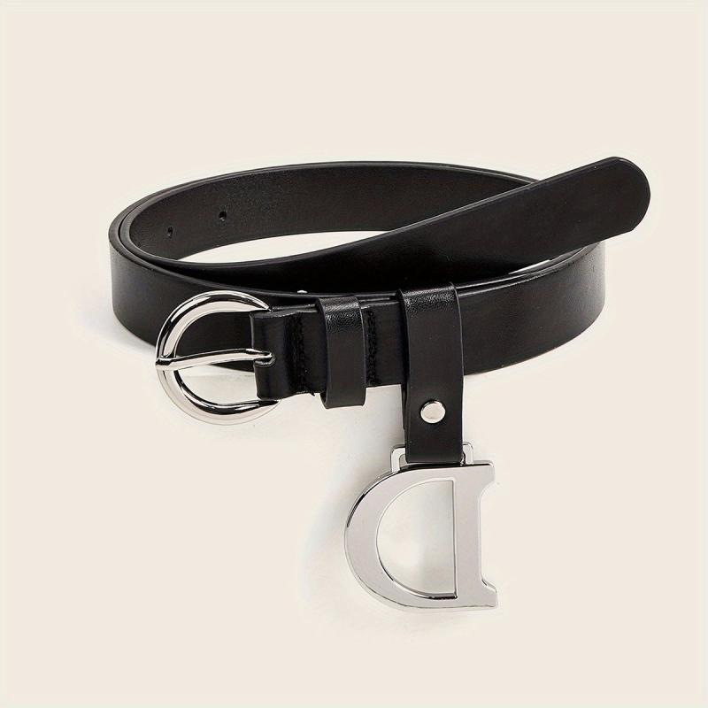 Casual PU Leather Waistband Unisex Jeans Pants Belts For Women Men