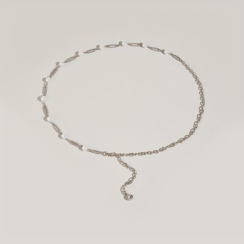 Heart Shaped Beads Tassel Belly Chain for Women