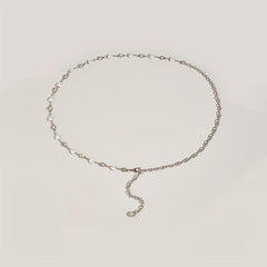 Heart Shaped Beads Tassel Belly Chain for Women