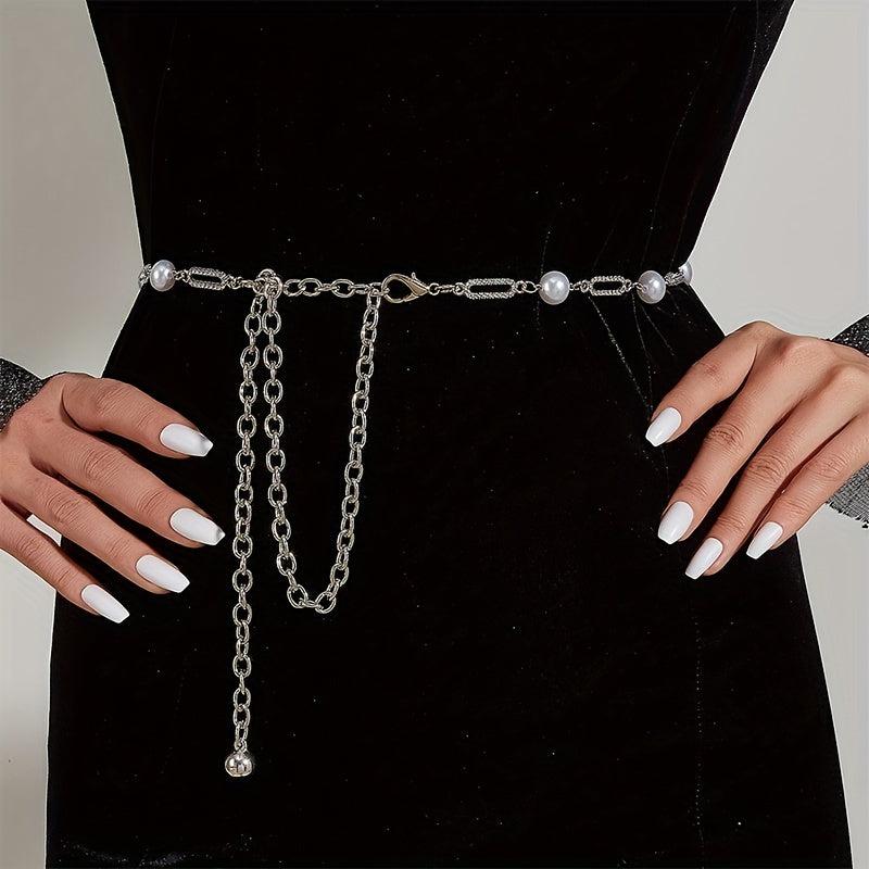 Heart Shaped Beads Tassel Belly Chain for Women