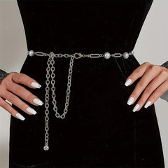 Heart Shaped Beads Tassel Belly Chain for Women