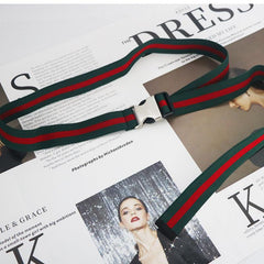 Adjustable Elastic Buckle Tape Belt for Overalls Cargo Pants