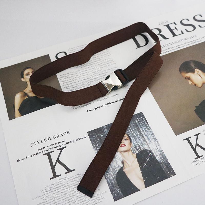 Adjustable Elastic Buckle Tape Belt for Overalls Cargo Pants
