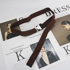 Adjustable Elastic Buckle Tape Belt for Overalls Cargo Pants