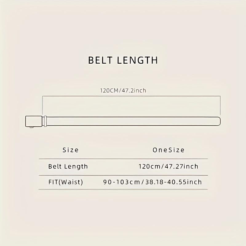 3pcs Men's Casual Belt Sets for Pants Jeans Clothing