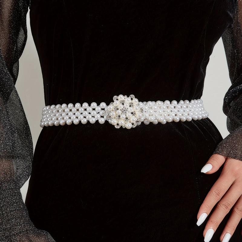 Elastic Belt Waistband Women Dress Belts