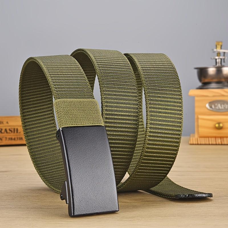 Men's Toothless Auto Belt Canvas 4 Colors