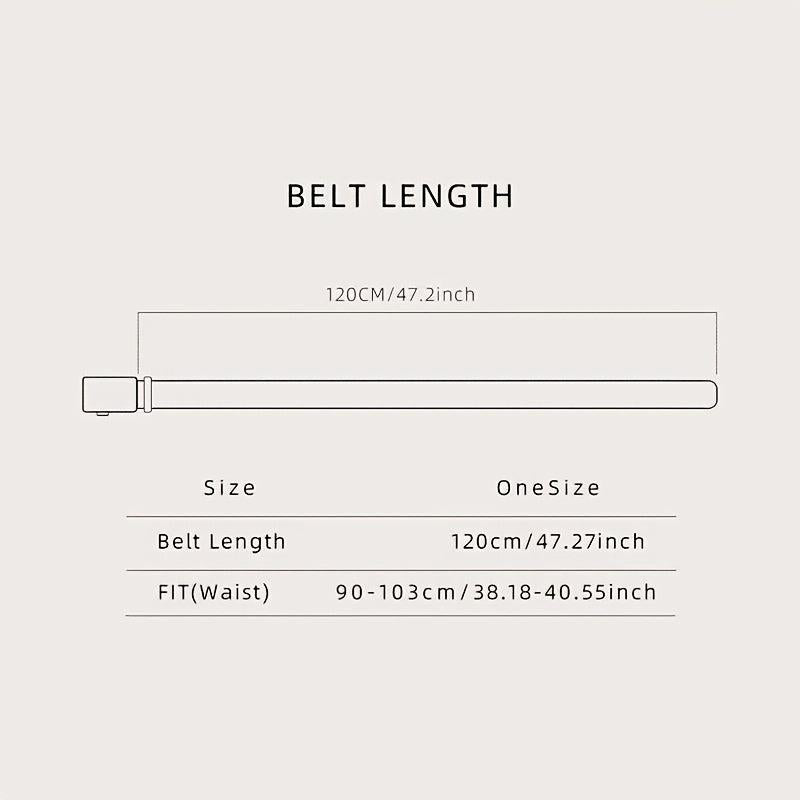 Men's Toothless Auto Belt Canvas 4 Colors