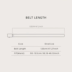 Men's Toothless Auto Belt Canvas 4 Colors