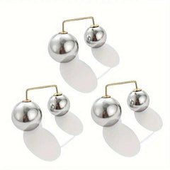 3pcs Faux Pearl Waist Brooch Set Pin Buckle Tightening Waistband