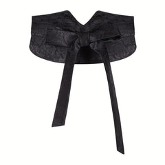 Rose Jacquard Wide Belt Chinese Style Hanfu Waistband