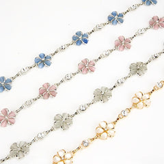 Rhinestone Flower Waist Chain for Women