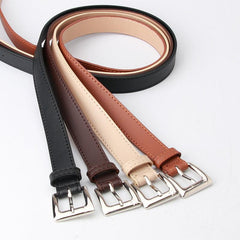 Vintage Square Pin Buckle Belt Classic Girdle For Women