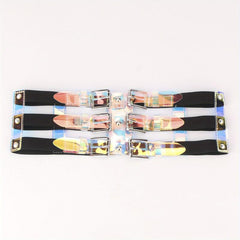 Wide Belt Y2K Laser Elastic Waistband Girdle For Women